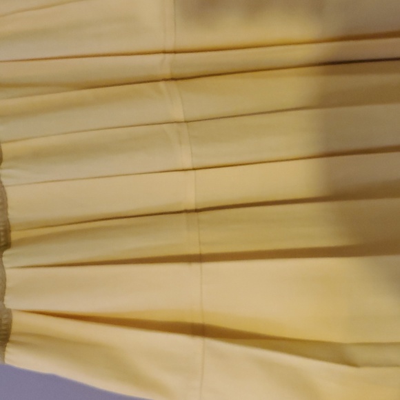 Peter Do Pleated Color Block Yellow Orange Skirt Size S - Picture 4 of 15